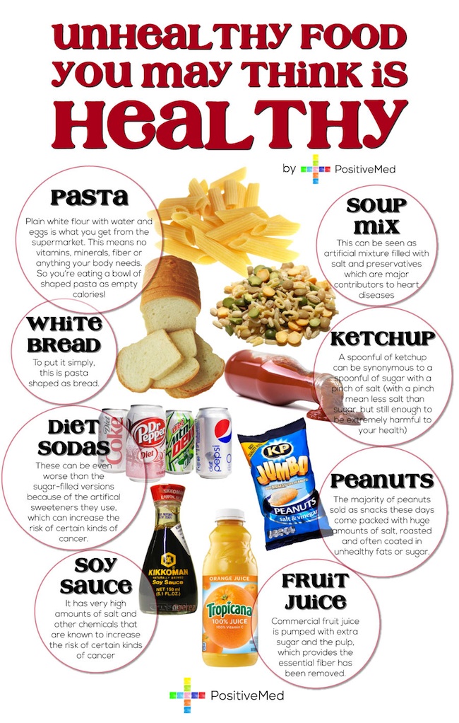 8 Unhealthy Foods You May Think are Healthy