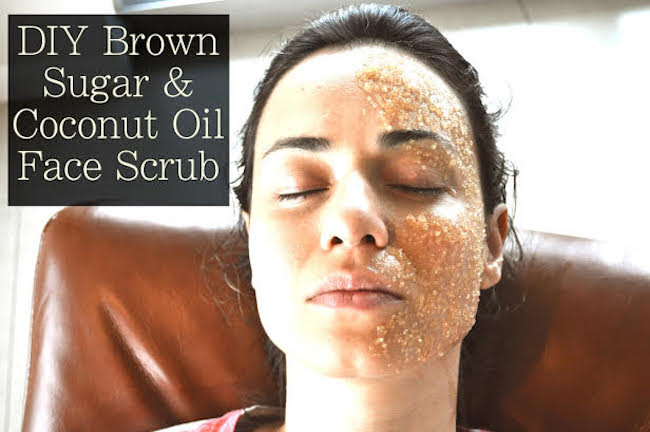 DIY Brown Sugar & Coconut Oil Face Scrub