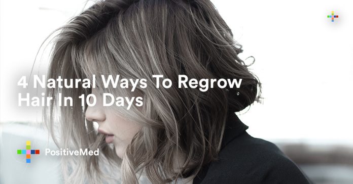 4 Natural Ways To Regrow Hair In 10 Days.