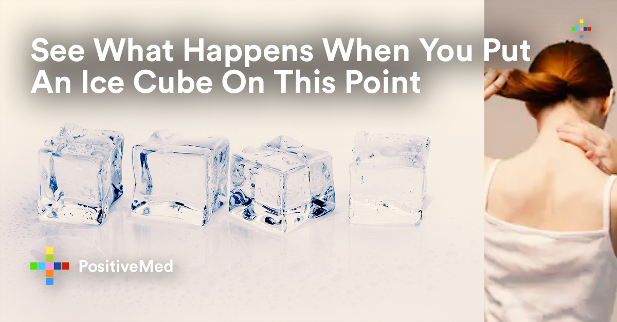 See What Happens When You Put An Ice Cube On This Point