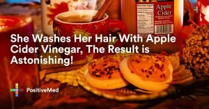 She Washes Her Hair With Apple Cider Vinegar, The Result is Astonishing!