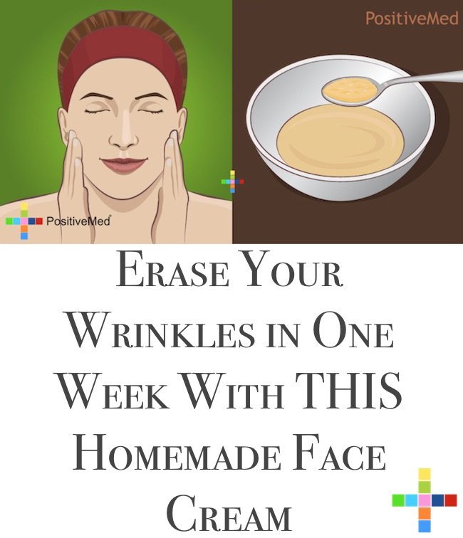 Erase Your Wrinkles in One Week With THIS Homemade Face Cream