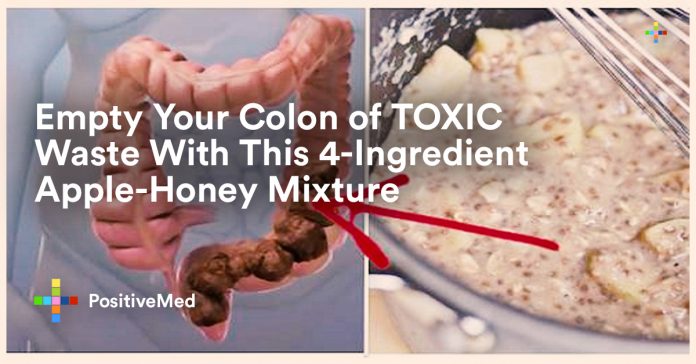 Empty Your Colon of TOXIC Waste With This 4-Ingredient Apple-Honey Mixture.