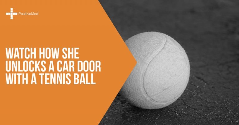 Watch How She Unlocks a Car Door With a Tennis Ball Watch How She Unlocks a Car Door With a Tennis Ball