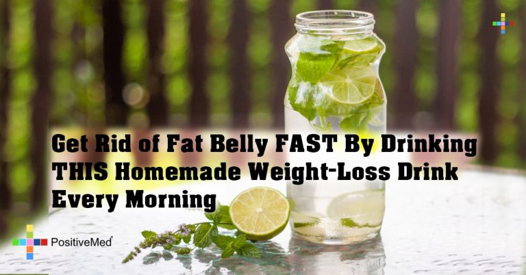 get rid of fat belly fast by drinking this homemade weight