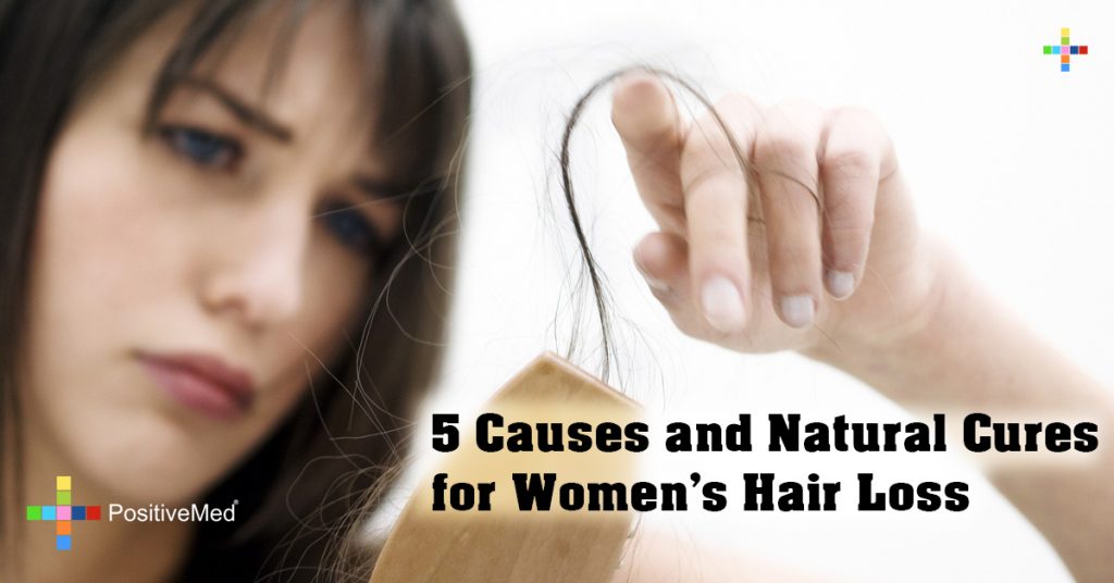 5 Causes and Natural Cures for Women's Hair Loss