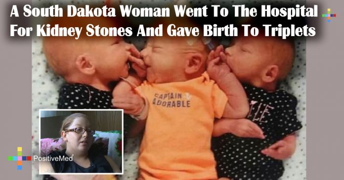 A South Dakota Woman Went To The Hospital For Kidney Stones And Gave Birth To Triplets