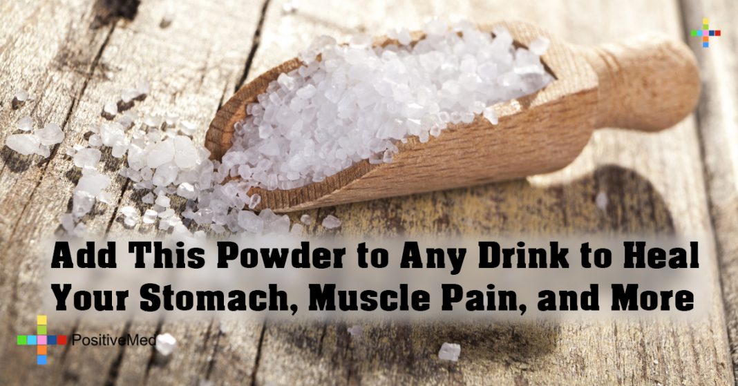 Add This Powder to Any Drink to Heal Your Stomach, Muscle Pain, and