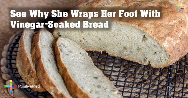 See Why She Wraps Her Foot With Vinegar-Soaked Bread See Why She Wraps Her Foot With Vinegar-Soaked Bread