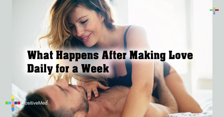 What Happens After Making Love Daily for a Week What Happens After Making Love Daily for a Week
