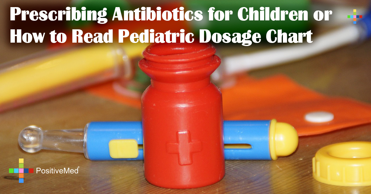 Prescribing Antibiotics for Children or How to Read Pediatric Dosage Chart