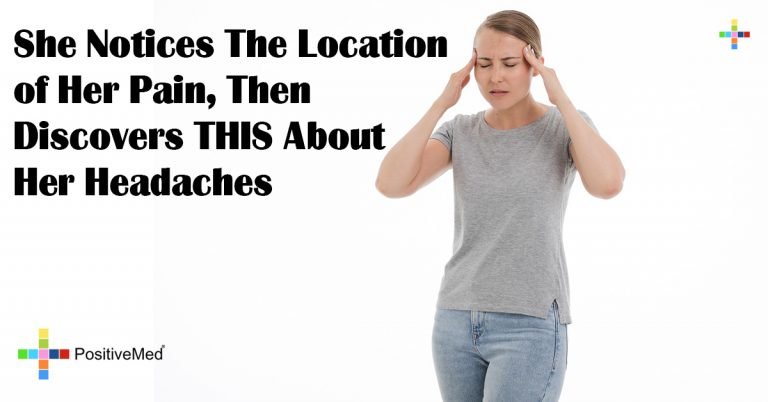 She Notices The Location of Her Pain, Then Discovers THIS About Her Headaches She Notices The Location of Her Pain, Then Discovers THIS About Her Headaches