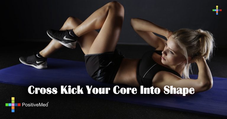 Cross Kick Your Core Into Shape