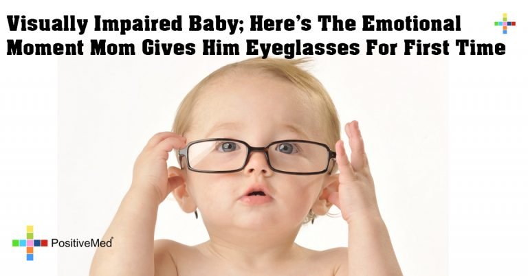 Visually Impaired Baby; Here’s The Emotional Moment Mom Gives Him Eyeglasses For First Time