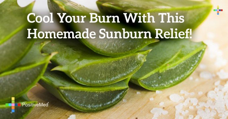 Cool Your Burn With This Homemade Sunburn Relief!