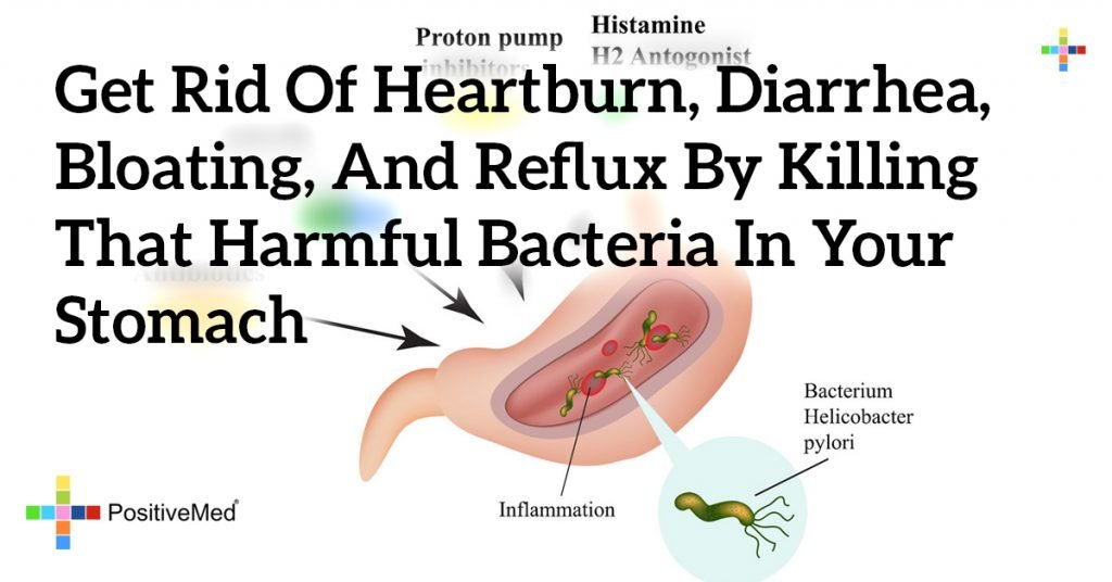 Get Rid of Heartburn, Diarrhea, Bloating, and Reflux by Killing That Harmful Bacteria in Your Stomach