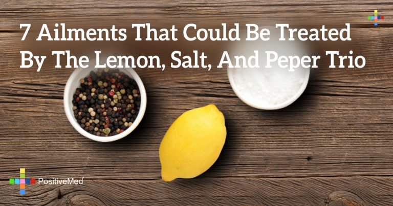7 Ailments that Could be Treated by the Lemon, Salt, and Peper Trio