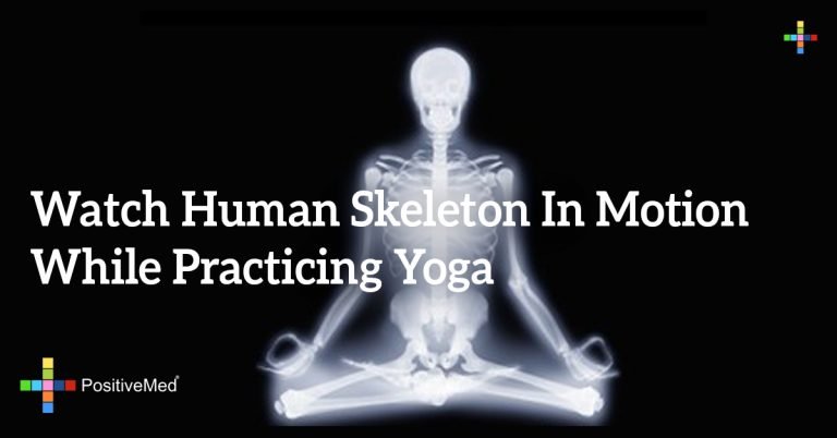 Watch Human Skeleton in Motion While Practicing Yoga