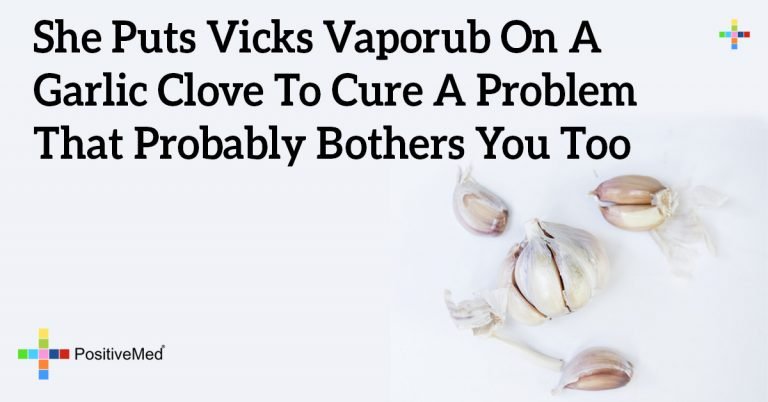 She Puts Vicks VapoRub On a Garlic Clove to Cure a Problem That Probably Bothers You Too