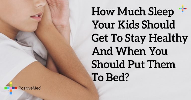 How Much Sleep Your Kids Should Get To Stay Healthy And When You Should Put Them To Bed?