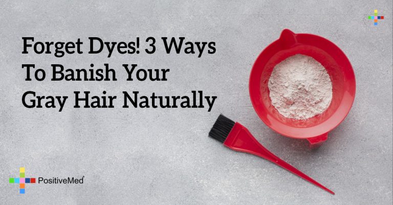 Forget Dyes! 3 Ways To Banish Your Gray Hair Naturally