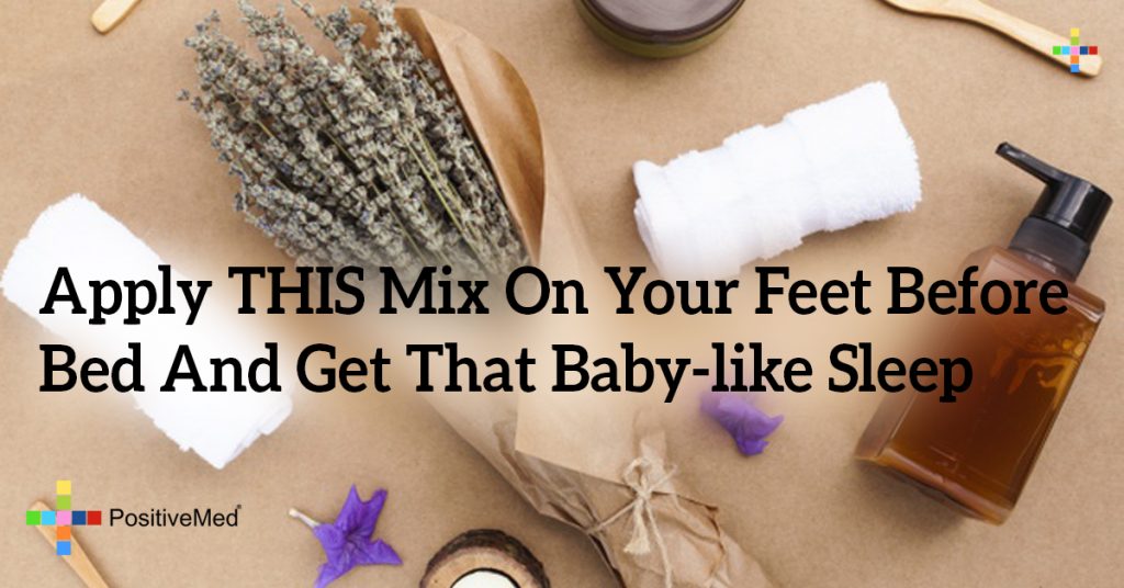 Apply THIS Mix On Your Feet Before Bed And Get That Baby-like Sleep