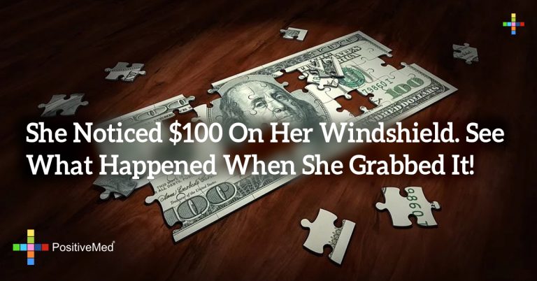 She Noticed $100 On Her Windshield. See What Happened When She Grabbed It!