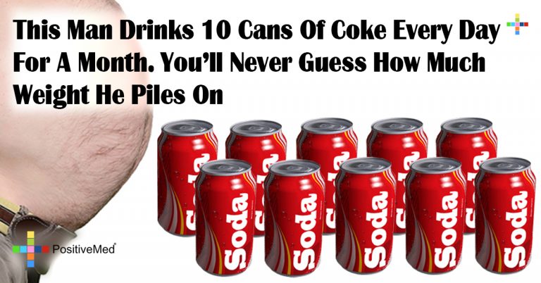 This Man Drinks 10 Cans Of Coke Every Day For A Month. You’ll Never Guess How Much Weight He Piles On