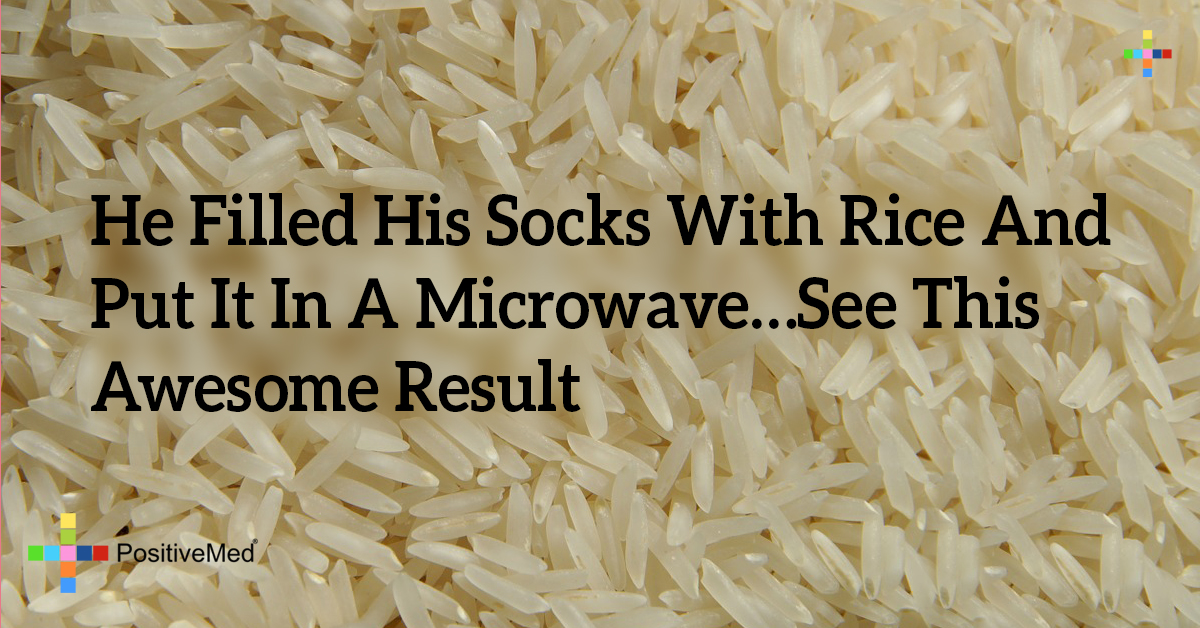 He Filled His Socks With Rice And Put It In A Microwave...See This