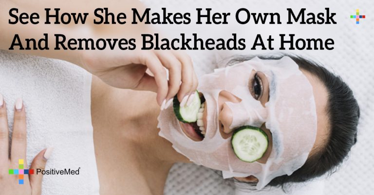See How She Makes Her Own Mask And Removes Blackheads At Home