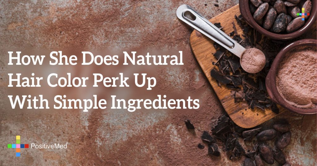 How She Does Natural Hair Color Perk Up With Simple Ingredients
