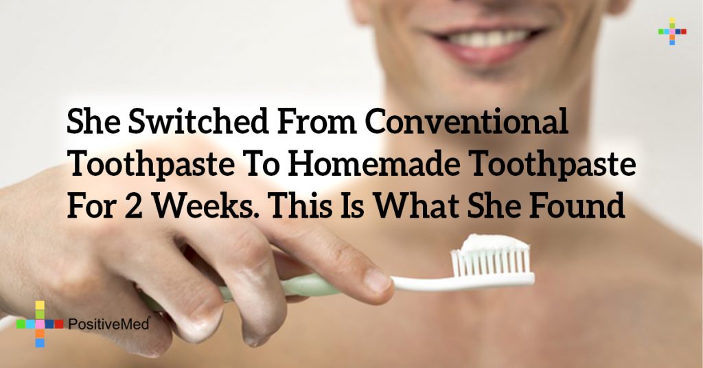She Switched From Conventional Toothpaste To Homemade Toothpaste For 2 Weeks. This Is What She Found
