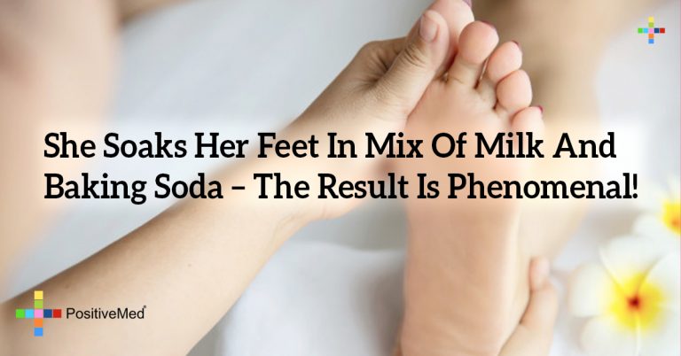She Soaks Her Feet In Mix Of Milk And Baking Soda – The Result Is Phenomenal! She Soaks Her Feet In Mix Of Milk And Baking Soda – The Result Is Phenomenal!
