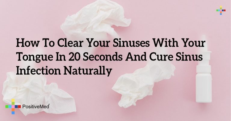 How To Clear Your Sinuses With Your Tongue In 20 Seconds And Cure Sinus Infection Naturally