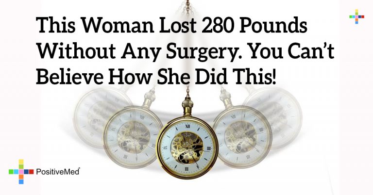 This Woman Lost 280 Pounds Without Any Surgery. You Can’t Believe How She Did This!