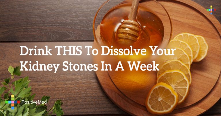 Drink THIS To Dissolve Your Kidney Stones In A Week Drink THIS To Dissolve Your Kidney Stones In A Week