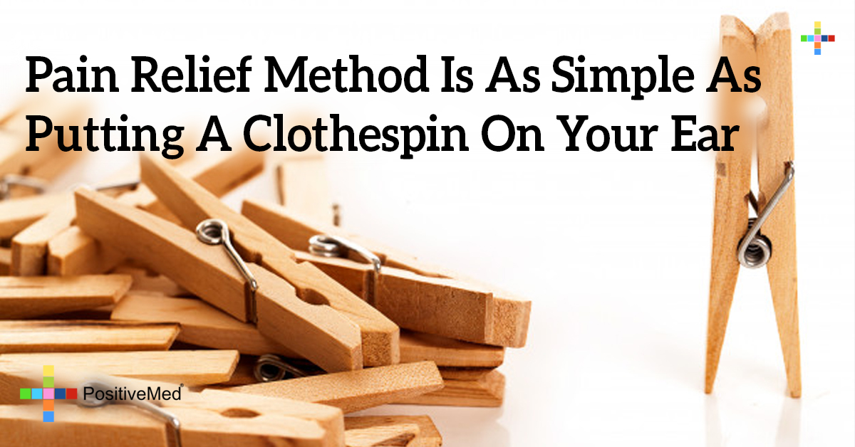 Pain Relief Method Is As Simple As Putting A Clothespin On Your Ear