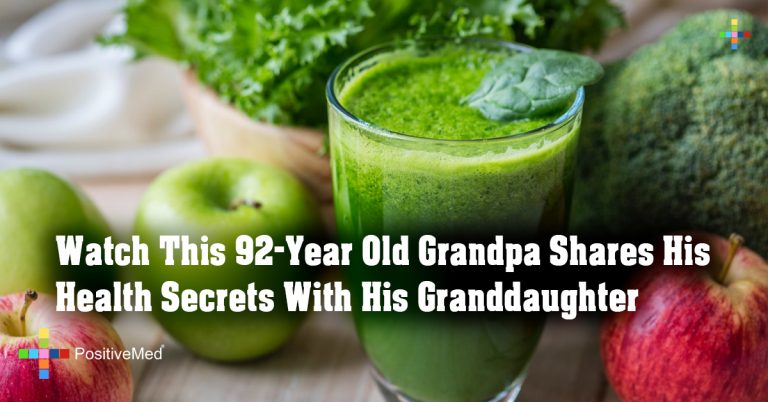 Watch This 92-Year Old Grandpa Shares His Health Secrets With His Granddaughter