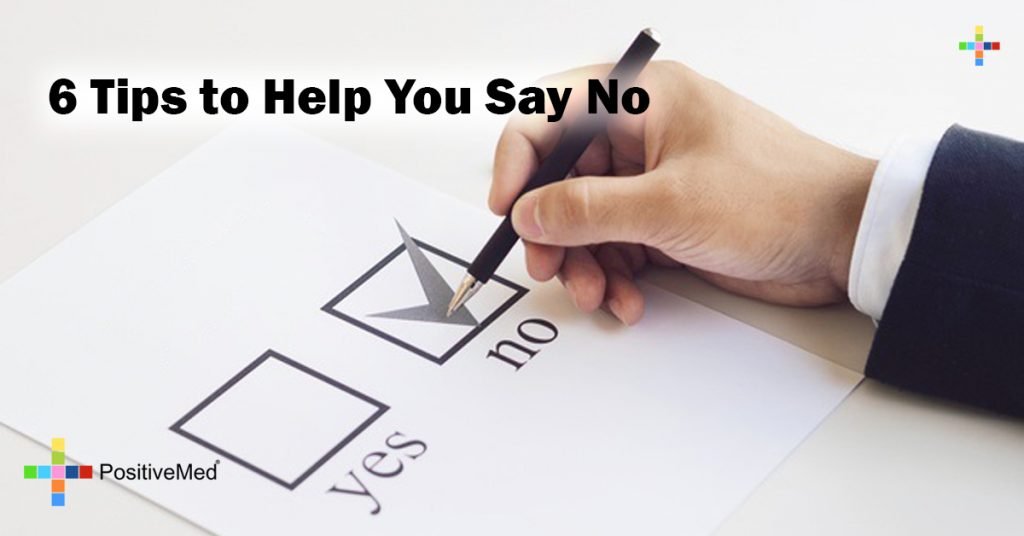 6 Tips to Help You Say No