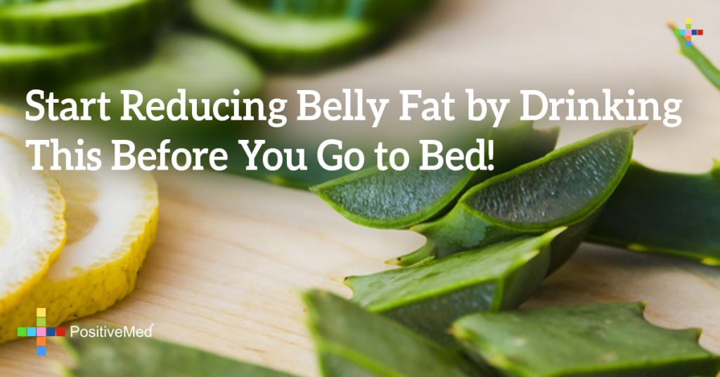 Start Reducing Belly Fat by Drinking This Before You Go to Bed!