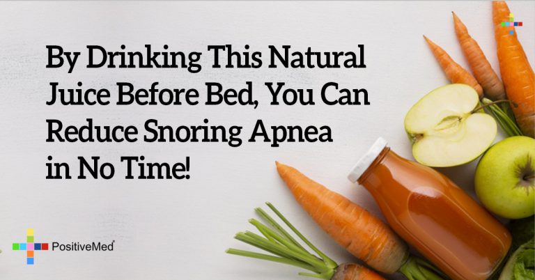 By Drinking This Natural Juice Before Bed, You Can Reduce Snoring Apnea in No Time! By Drinking This Natural Juice Before Bed, You Can Reduce Snoring Apnea in No Time!