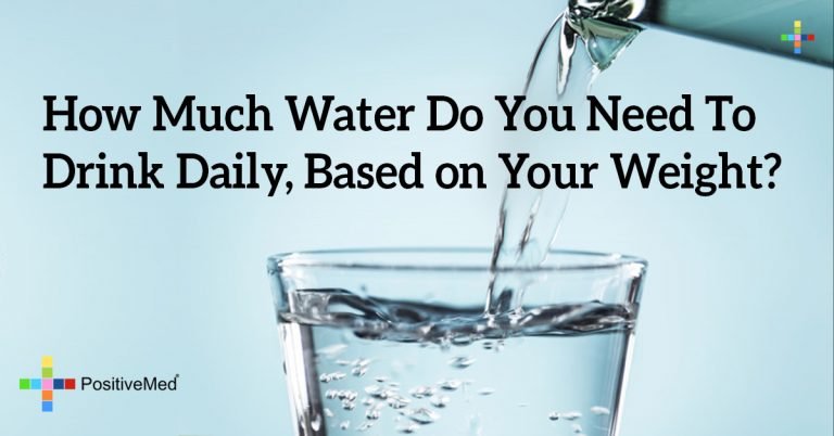 How Much Water Do You Need To Drink Daily, Based on Your Weight?