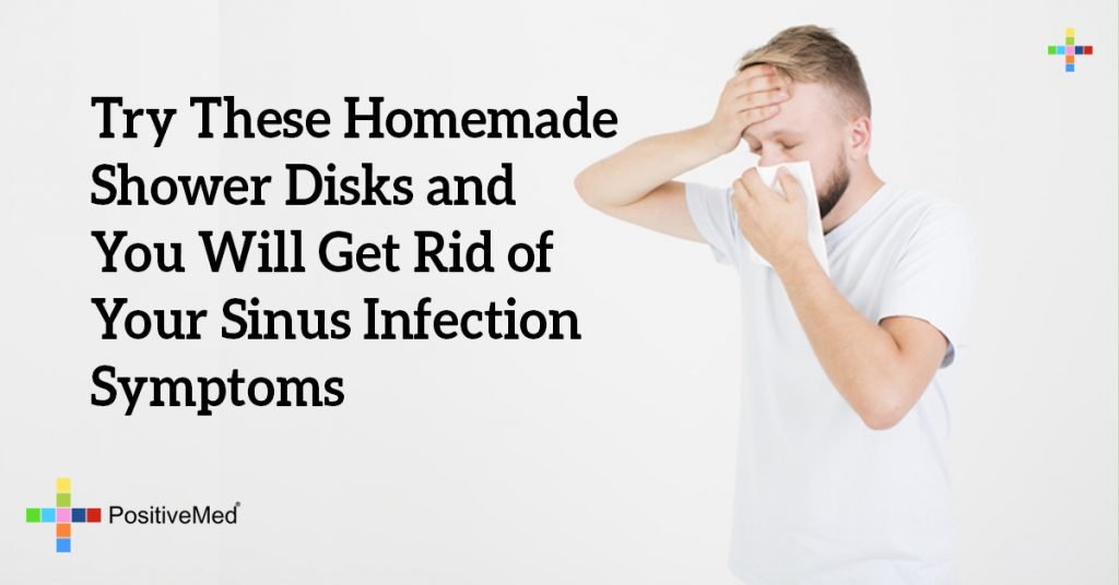Try These Homemade Shower Disks and You Will Get Rid of Your Sinus Infection Symptoms
