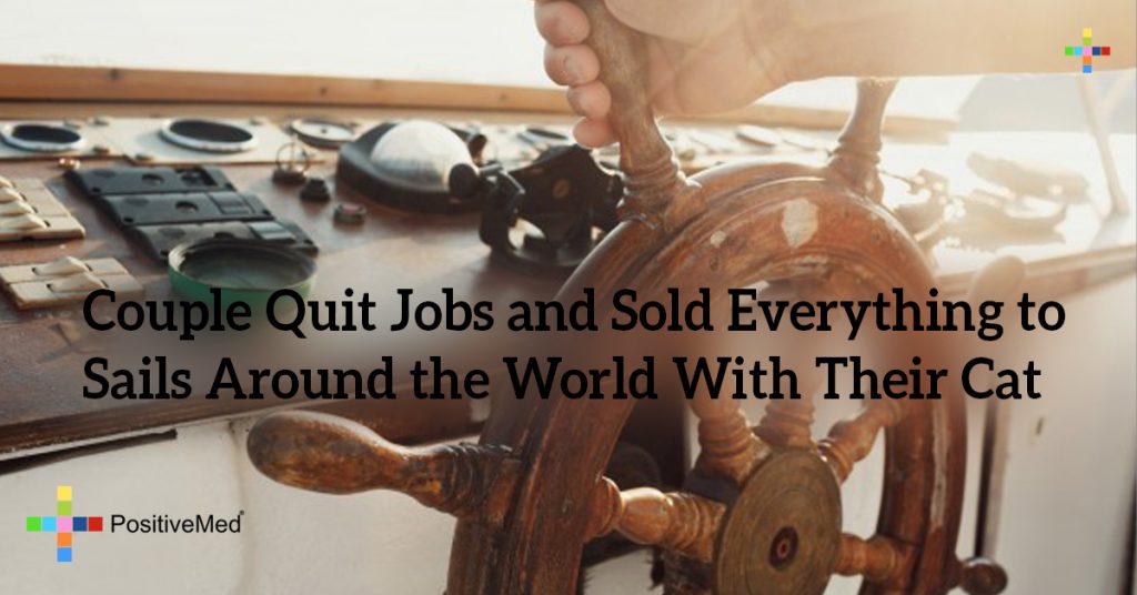 Couple Quit Jobs and Sold Everything to Sails Around the World With Their Cat