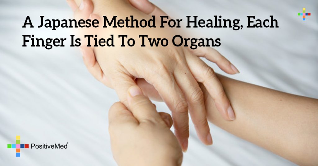 A Japanese Method For Healing, Each Finger Is Tied To Two Organs
