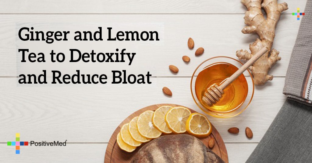 Ginger and Lemon Tea to Detoxify and Reduce Bloat