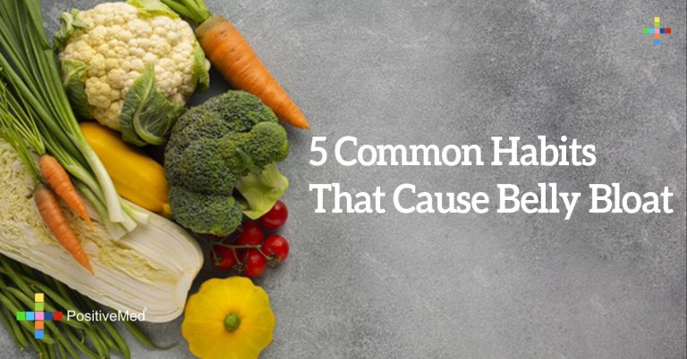 5 Common Habits That Cause Belly Bloat