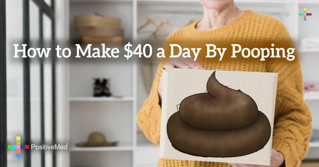 How to Make 40 a Day By Pooping