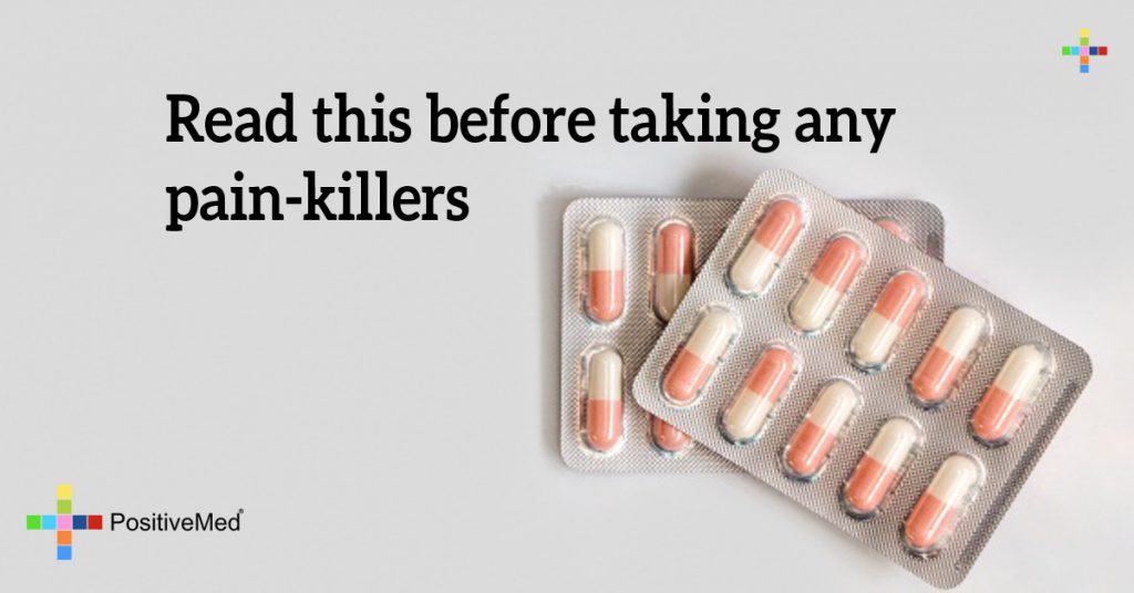 Read this before taking any pain-killers