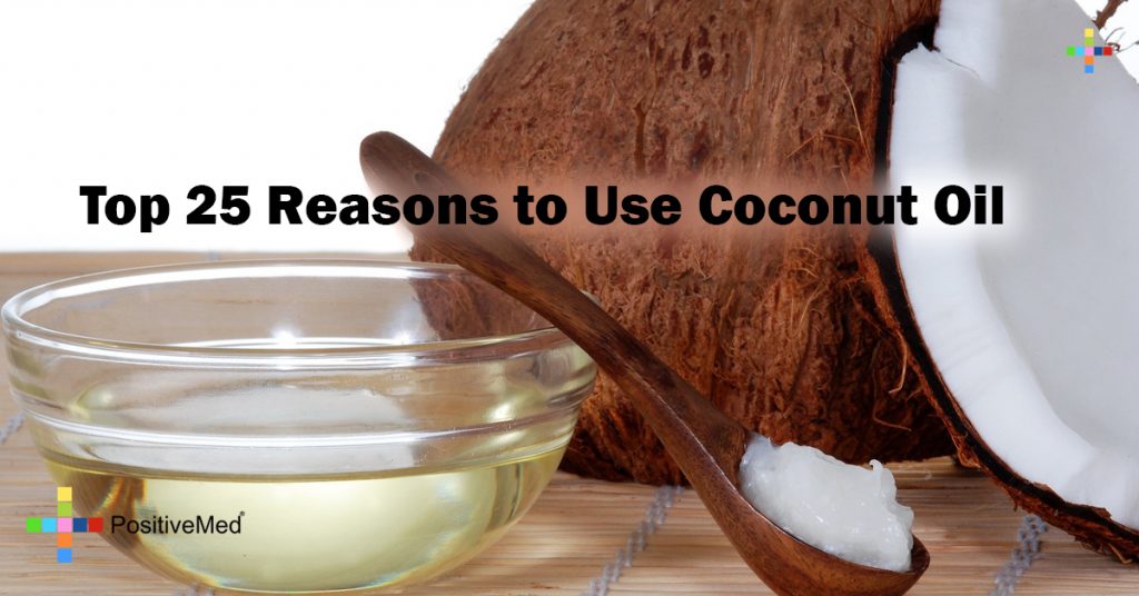 Top 25 Reasons to Use Coconut Oil